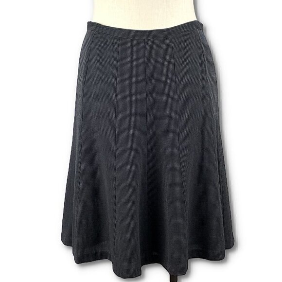Talbots womens skirt size 16 black white pin dot 39% wool career - Picture 11 of 11